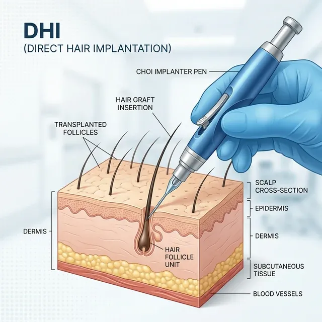 DHI (Direct Hair Implantation) — photo 2
